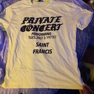 Brand new private concert T-shirt